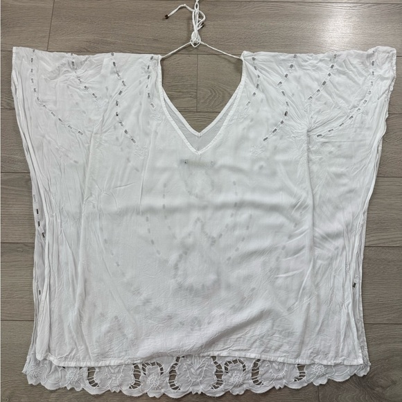 Vix White Eyelet Swimsuit Cover Up - Picture 3 of 8